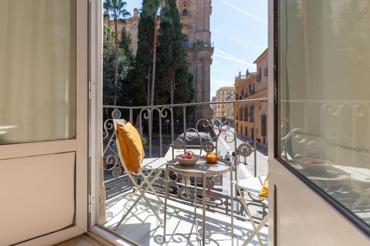 Luminoso Apartamento De Dos Habitaciones Con Vistas A Las Catedral Málaga Dış mekan fotoğraf