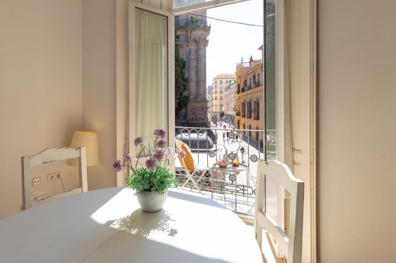 Luminoso Apartamento De Dos Habitaciones Con Vistas A Las Catedral Málaga Dış mekan fotoğraf