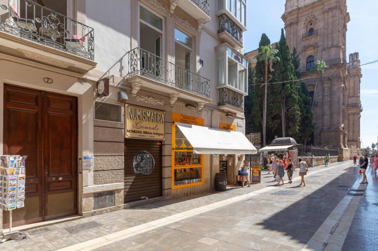 Luminoso Apartamento De Dos Habitaciones Con Vistas A Las Catedral Málaga Dış mekan fotoğraf
