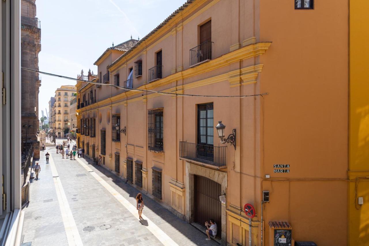 Luminoso Apartamento De Dos Habitaciones Con Vistas A Las Catedral Málaga Dış mekan fotoğraf