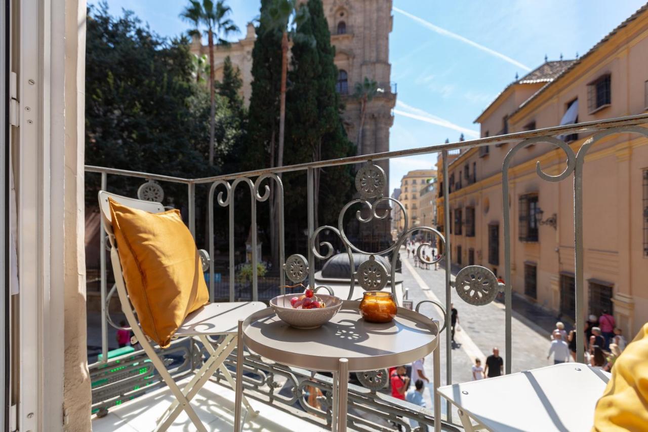 Luminoso Apartamento De Dos Habitaciones Con Vistas A Las Catedral Málaga Dış mekan fotoğraf