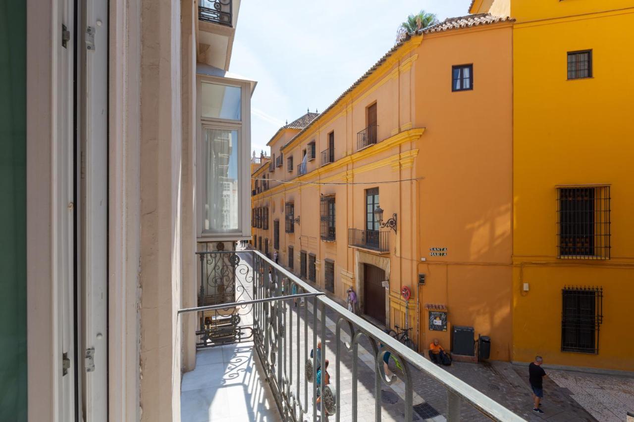 Luminoso Apartamento De Dos Habitaciones Con Vistas A Las Catedral Málaga Dış mekan fotoğraf