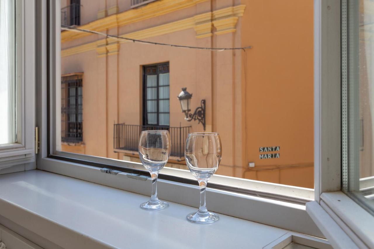 Luminoso Apartamento De Dos Habitaciones Con Vistas A Las Catedral Málaga Dış mekan fotoğraf
